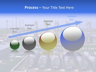Gas Industry, Gas Injection, Storage And Extraction From Underground Storage Facilities PowerPoint Template