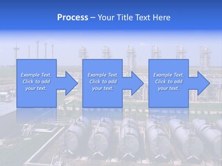Gas Industry, Gas Injection, Storage And Extraction From Underground Storage Facilities PowerPoint Template