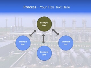 Gas Industry, Gas Injection, Storage And Extraction From Underground Storage Facilities PowerPoint Template