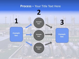 Gas Industry, Gas Injection, Storage And Extraction From Underground Storage Facilities PowerPoint Template