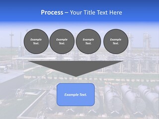 Gas Industry, Gas Injection, Storage And Extraction From Underground Storage Facilities PowerPoint Template