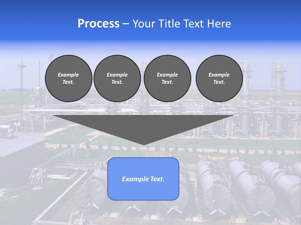 Gas Industry, Gas Injection, Storage And Extraction From Underground Storage Facilities PowerPoint Template