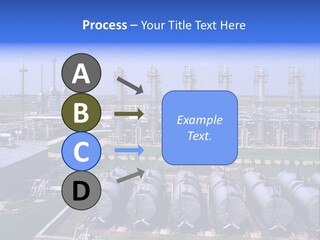 Gas Industry, Gas Injection, Storage And Extraction From Underground Storage Facilities PowerPoint Template