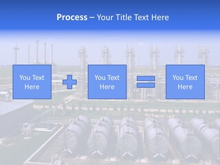 Gas Industry, Gas Injection, Storage And Extraction From Underground Storage Facilities PowerPoint Template
