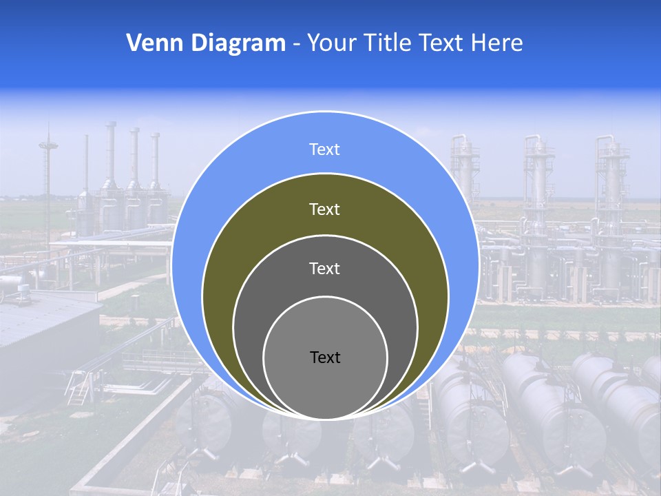 Gas Industry, Gas Injection, Storage And Extraction From Underground Storage Facilities PowerPoint Template