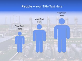 Gas Industry, Gas Injection, Storage And Extraction From Underground Storage Facilities PowerPoint Template