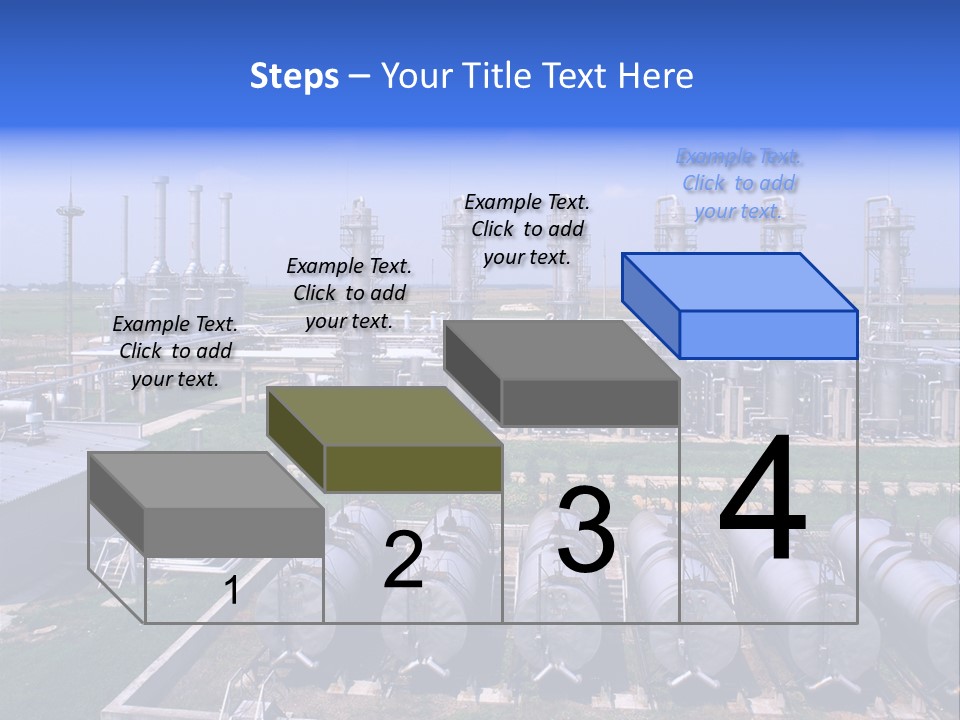 Gas Industry, Gas Injection, Storage And Extraction From Underground Storage Facilities PowerPoint Template
