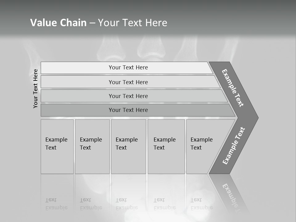 A Skeleton Hand Is Shown In This Presentation PowerPoint Template