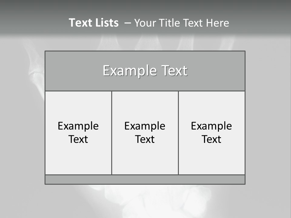 A Skeleton Hand Is Shown In This Presentation PowerPoint Template