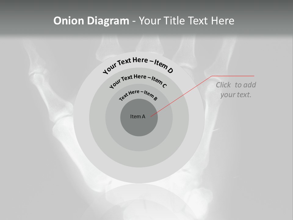 A Skeleton Hand Is Shown In This Presentation PowerPoint Template
