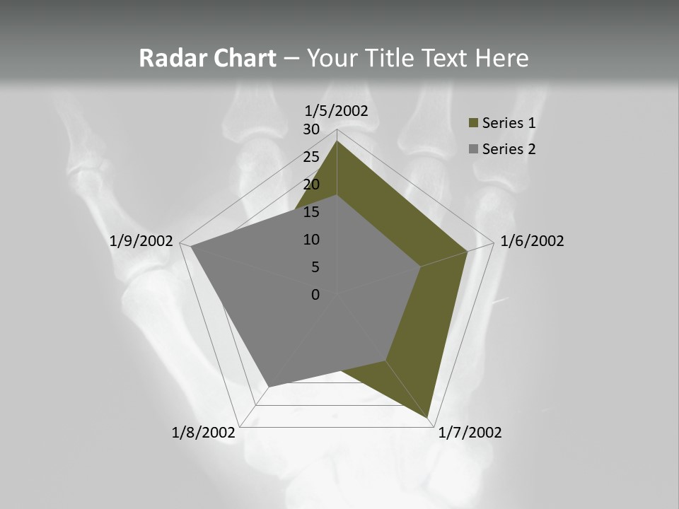 A Skeleton Hand Is Shown In This Presentation PowerPoint Template