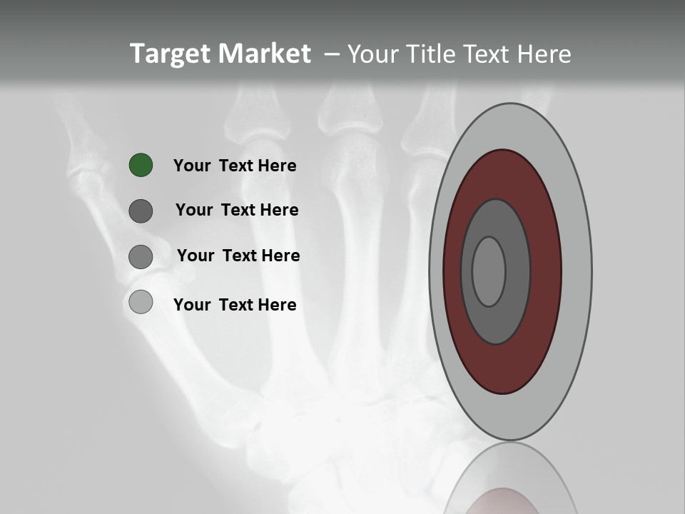 A Skeleton Hand Is Shown In This Presentation PowerPoint Template