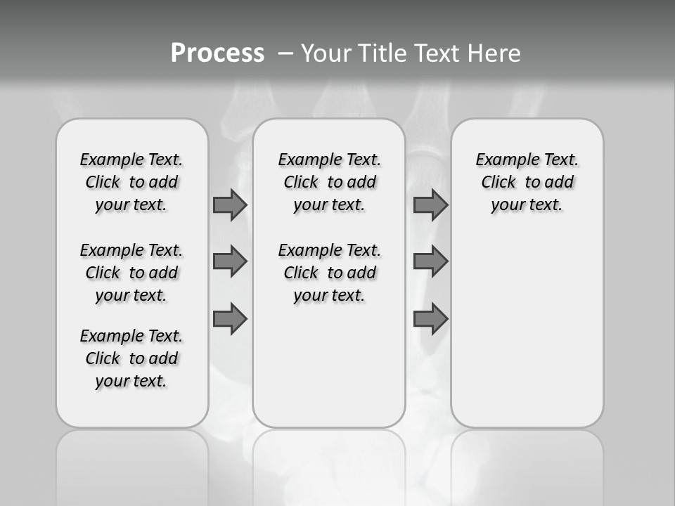 A Skeleton Hand Is Shown In This Presentation PowerPoint Template