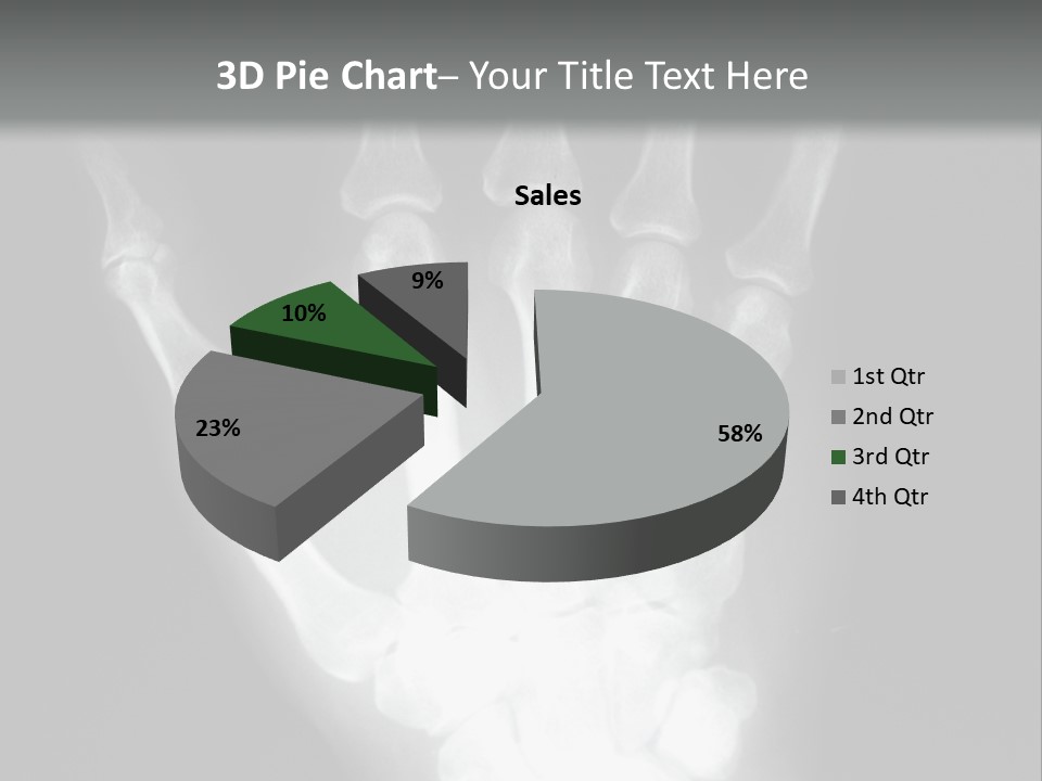 A Skeleton Hand Is Shown In This Presentation PowerPoint Template