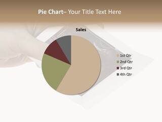 Doctor Hands With Ovary Sonogram PowerPoint Template