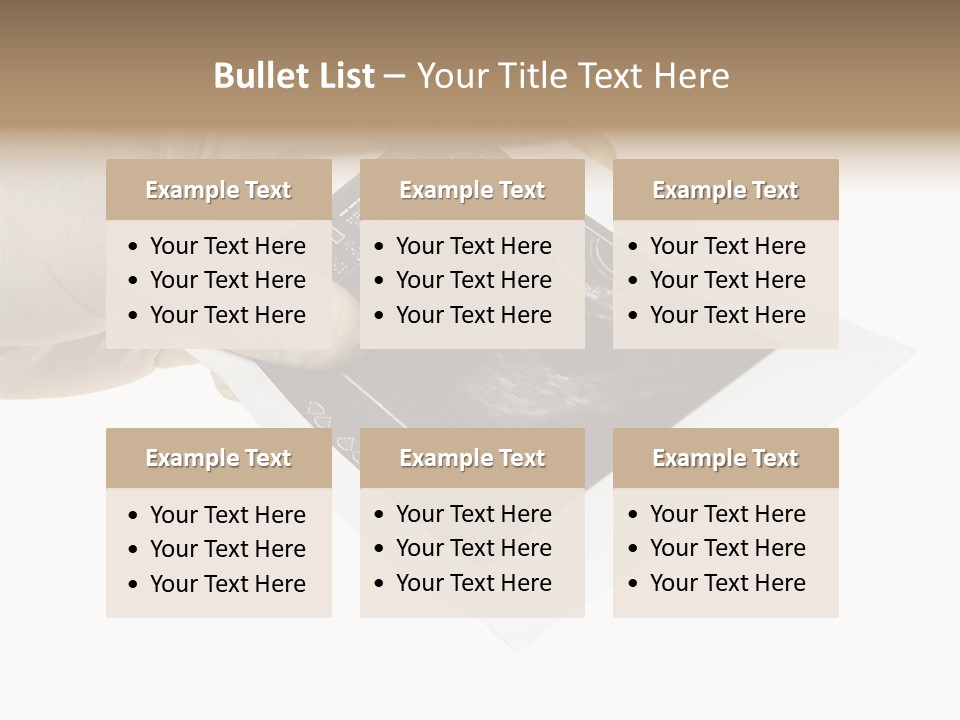 Doctor Hands With Ovary Sonogram PowerPoint Template