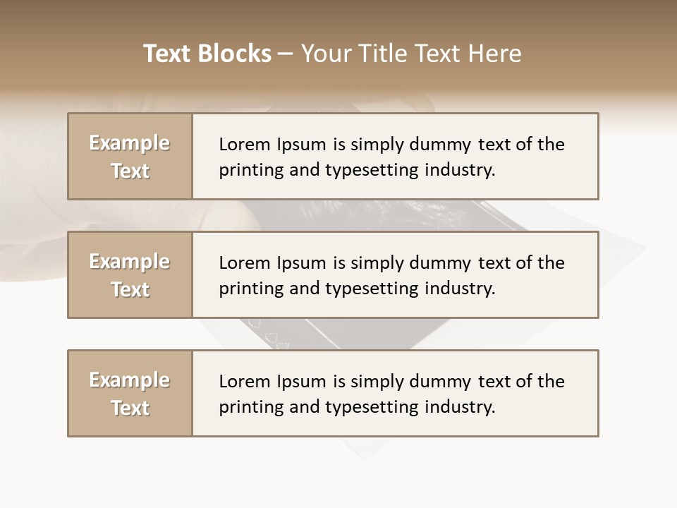Doctor Hands With Ovary Sonogram PowerPoint Template