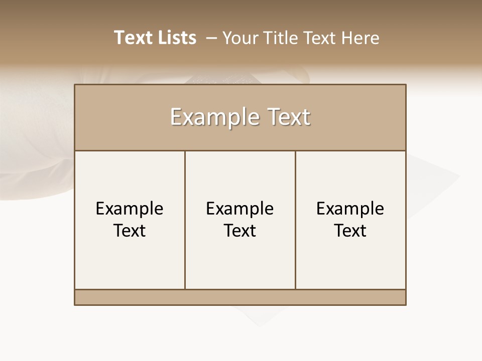 Doctor Hands With Ovary Sonogram PowerPoint Template