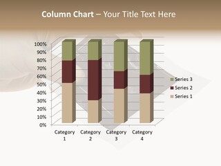 Doctor Hands With Ovary Sonogram PowerPoint Template