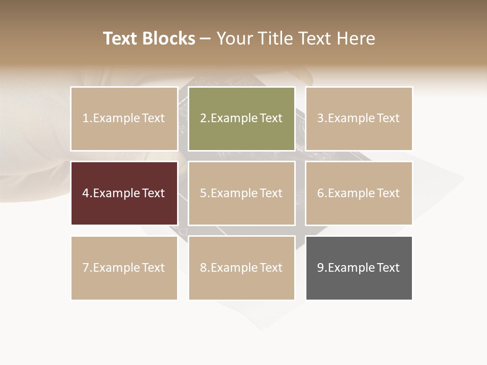 Doctor Hands With Ovary Sonogram PowerPoint Template