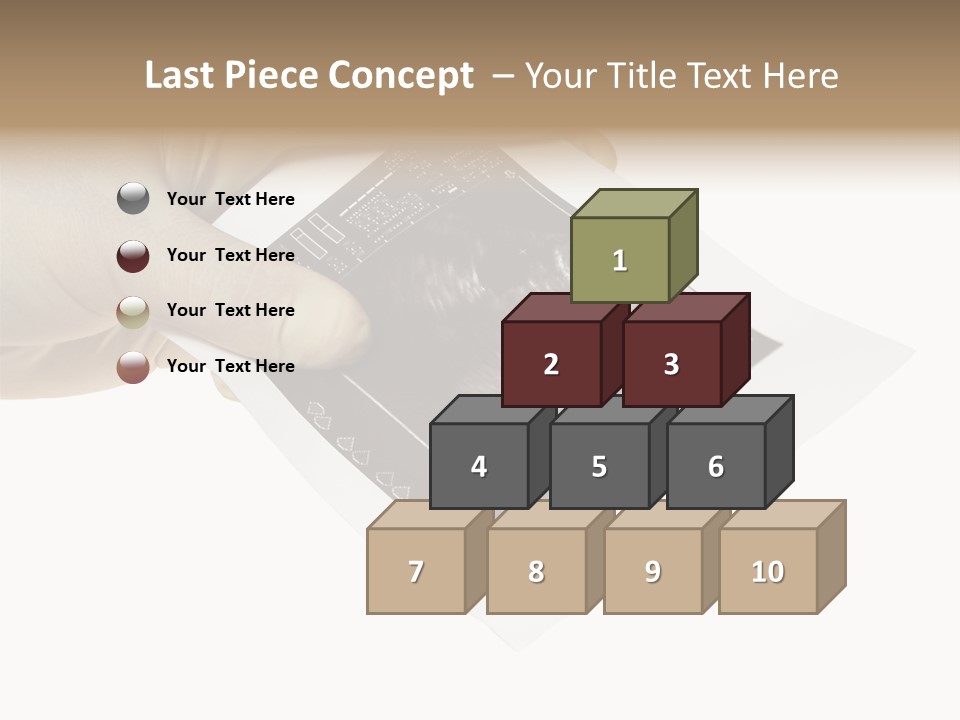 Doctor Hands With Ovary Sonogram PowerPoint Template