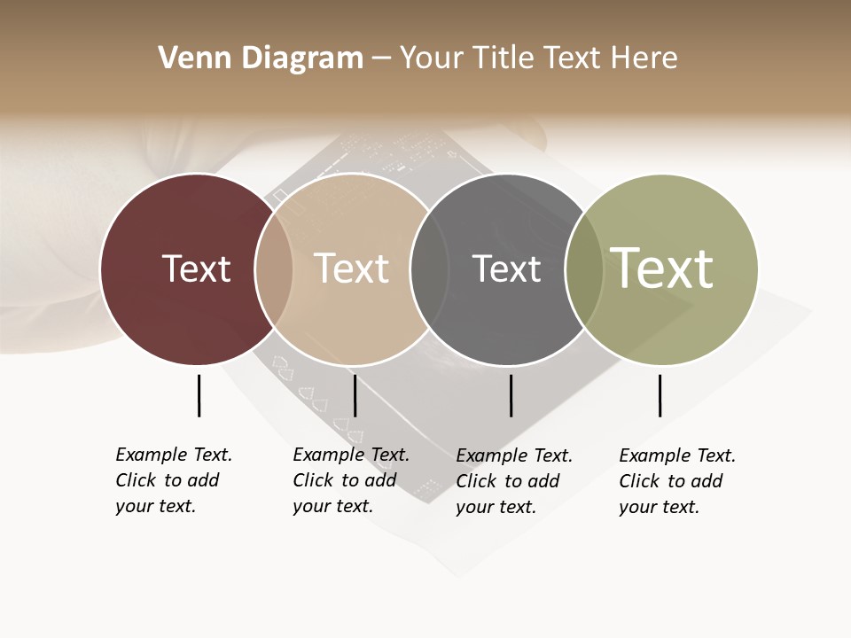 Doctor Hands With Ovary Sonogram PowerPoint Template