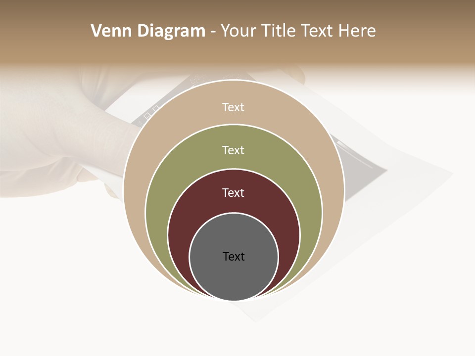 Doctor Hands With Ovary Sonogram PowerPoint Template