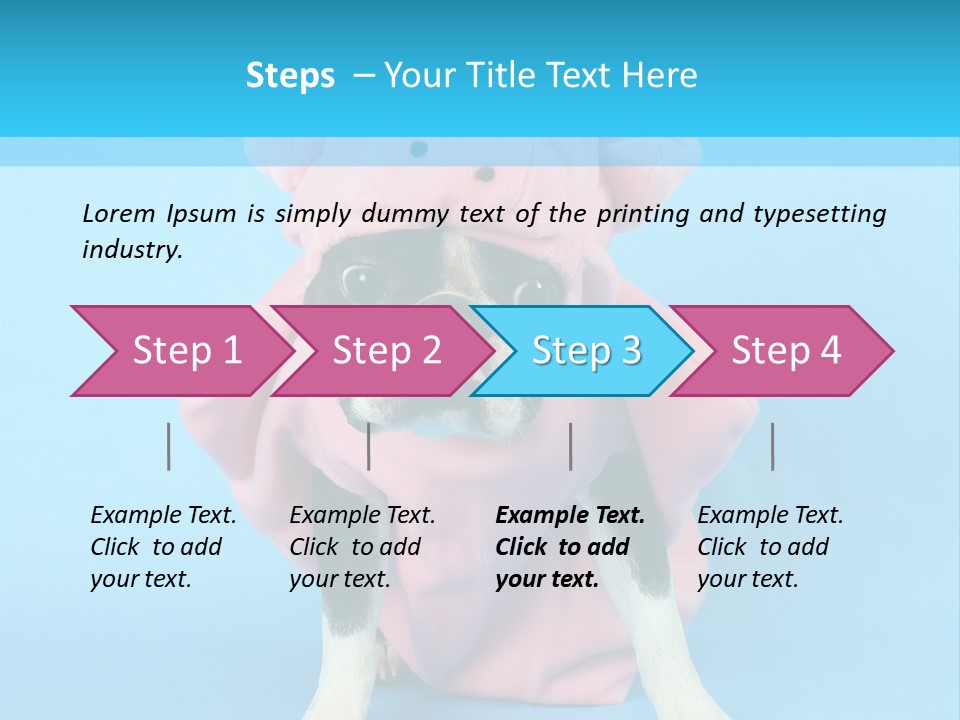 A Boston Terrier In A Pig Costume PowerPoint Template