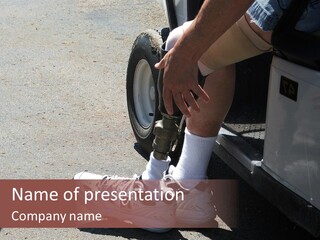 Mechanical Leg PowerPoint Template