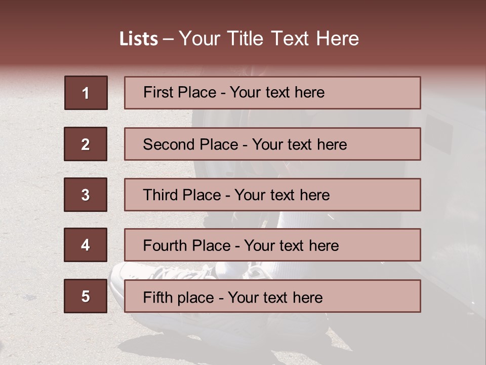 Mechanical Leg PowerPoint Template