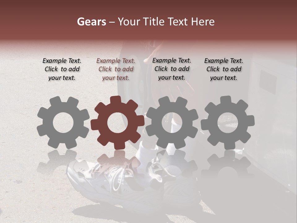 Mechanical Leg PowerPoint Template