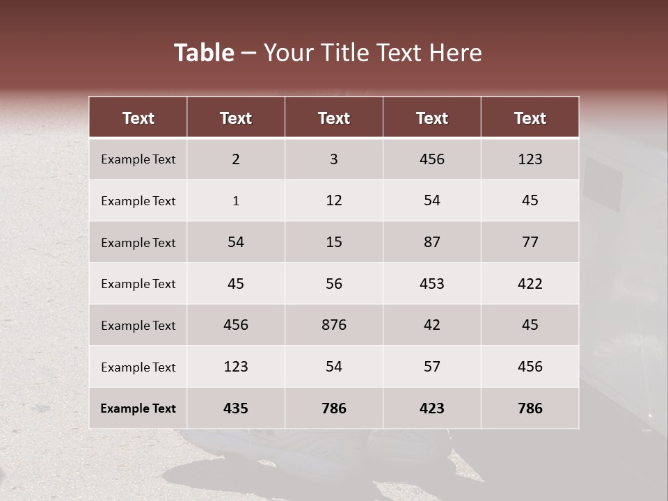 Mechanical Leg PowerPoint Template