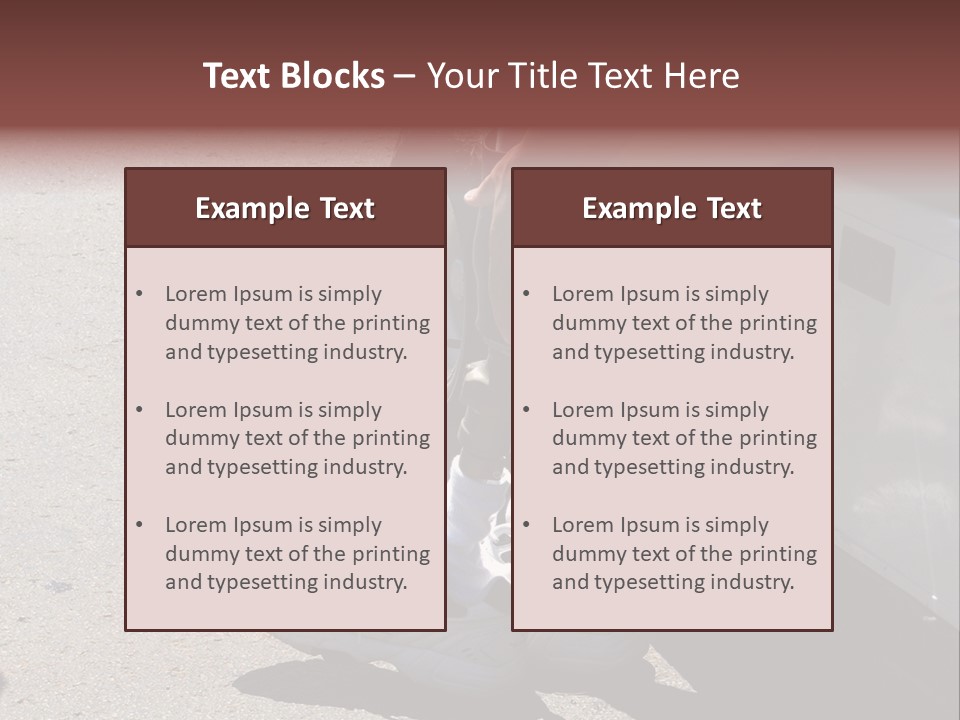 Mechanical Leg PowerPoint Template