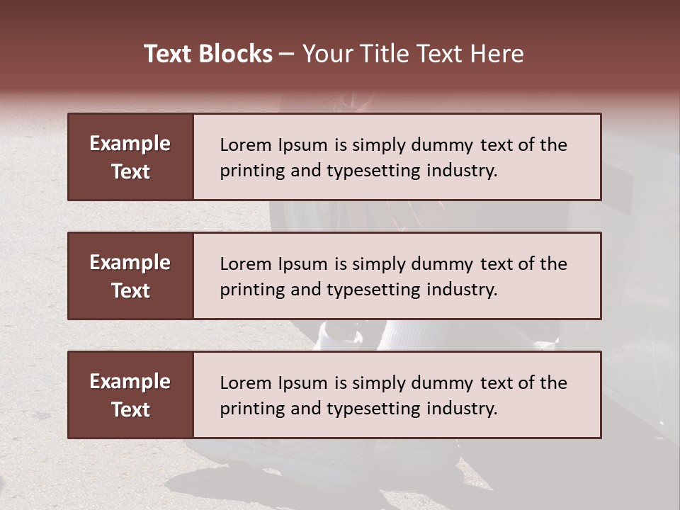 Mechanical Leg PowerPoint Template