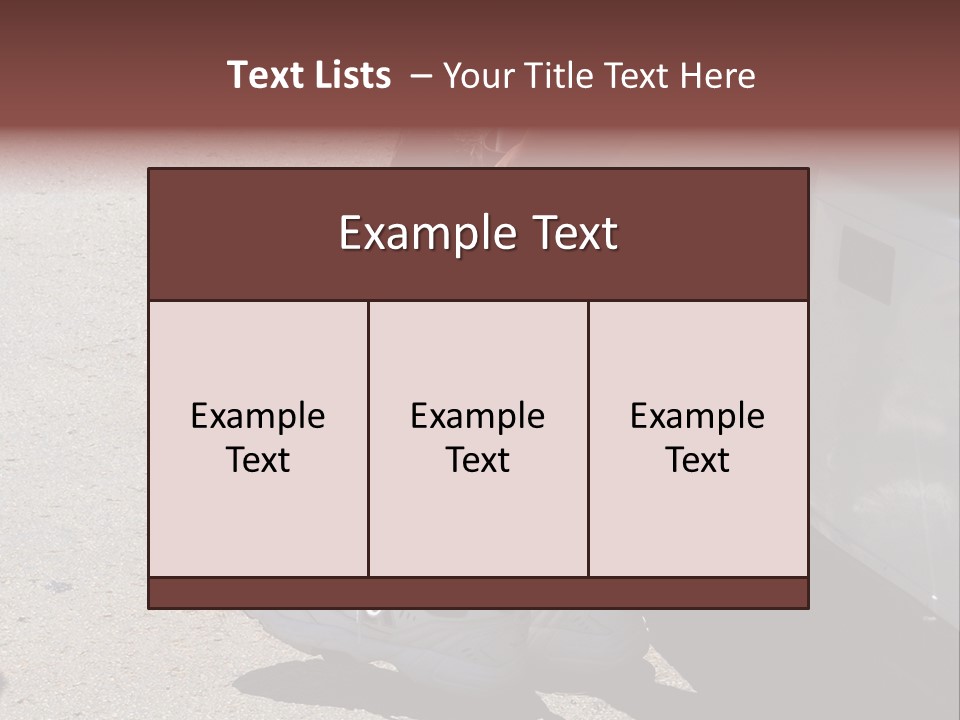 Mechanical Leg PowerPoint Template