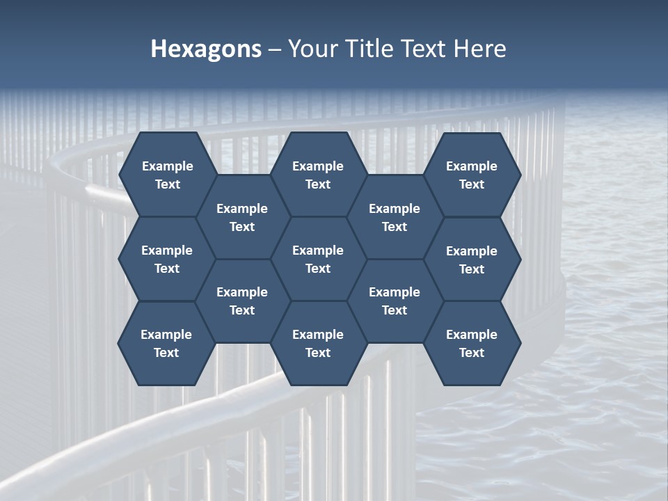 Railing Over The Water PowerPoint Template