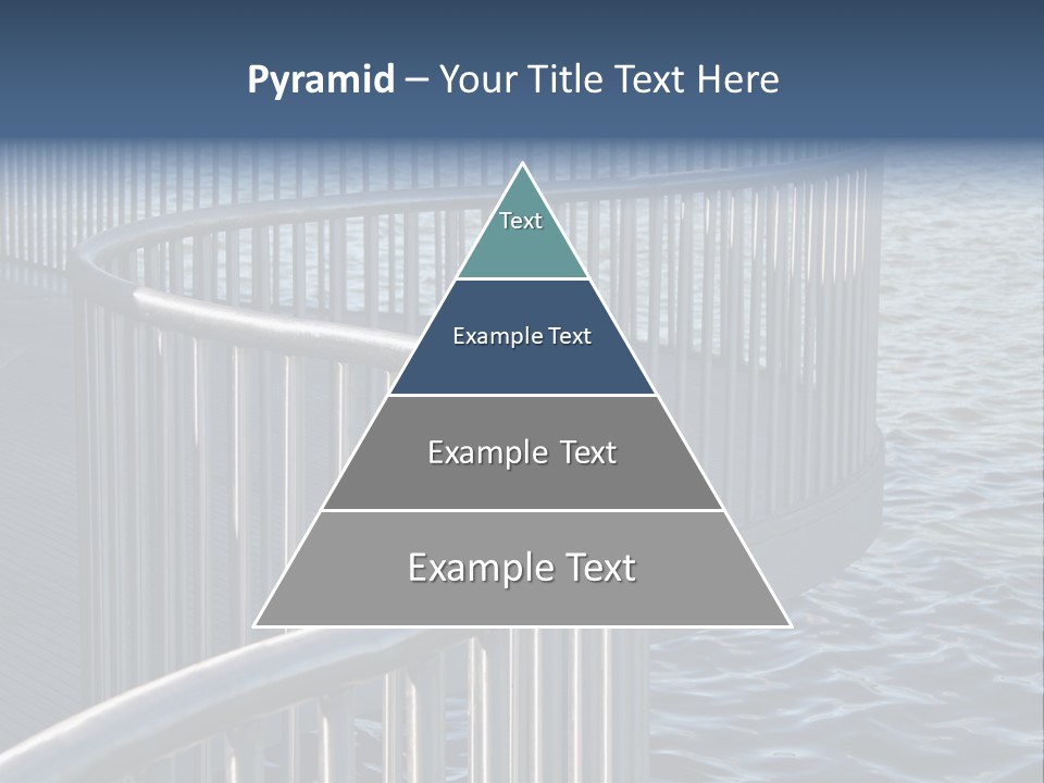Railing Over The Water PowerPoint Template