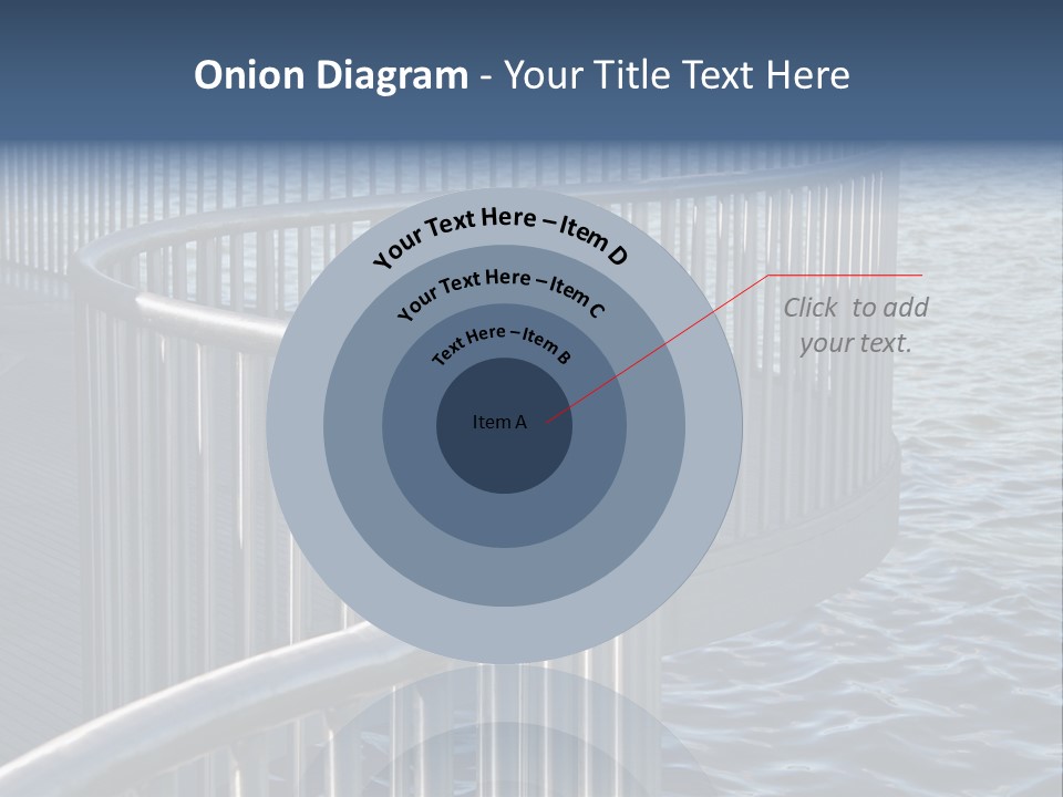 Railing Over The Water PowerPoint Template