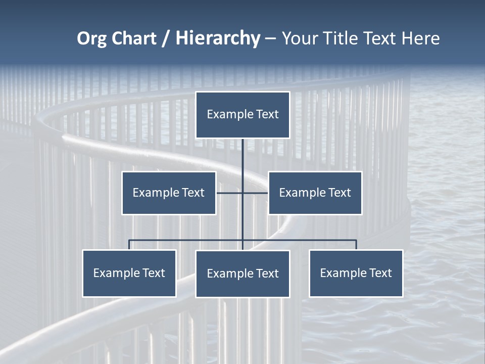 Railing Over The Water PowerPoint Template