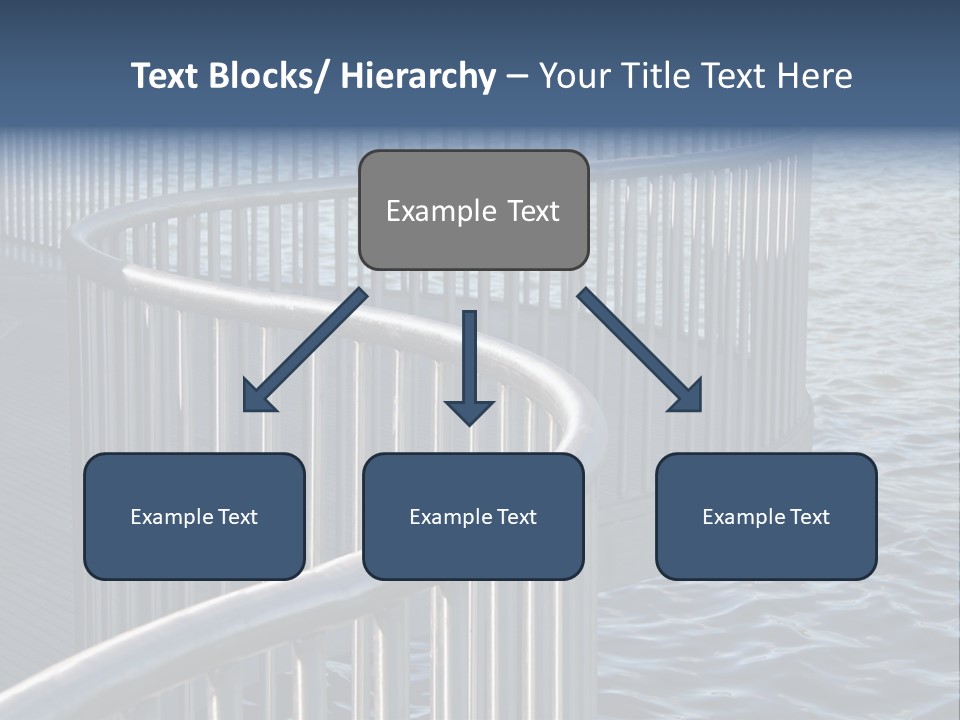 Railing Over The Water PowerPoint Template