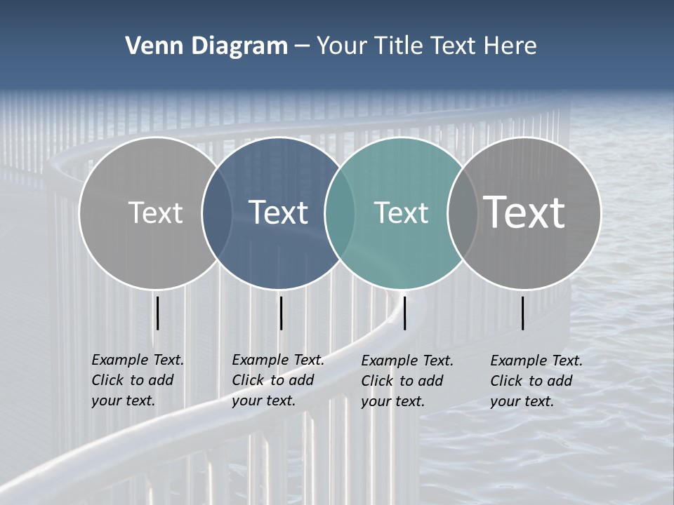 Railing Over The Water PowerPoint Template