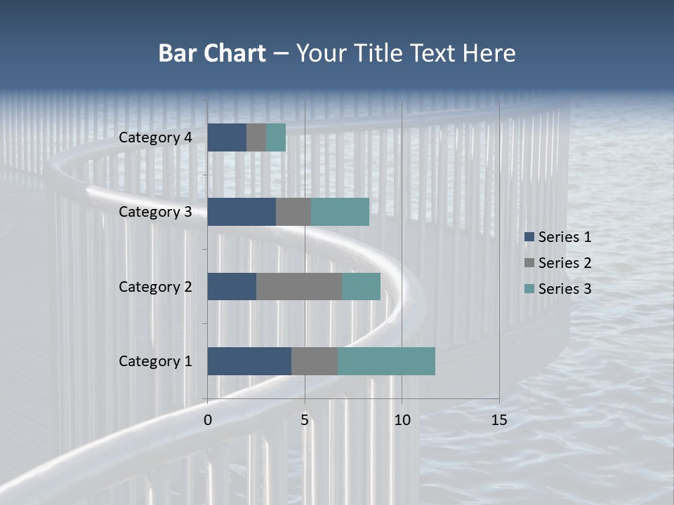Railing Over The Water PowerPoint Template