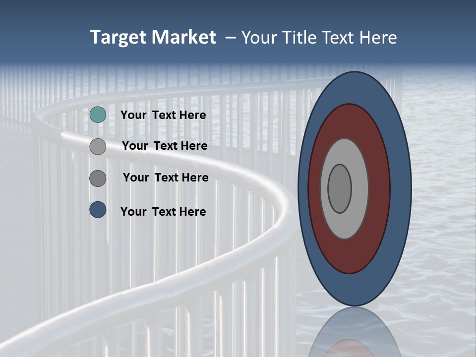 Railing Over The Water PowerPoint Template