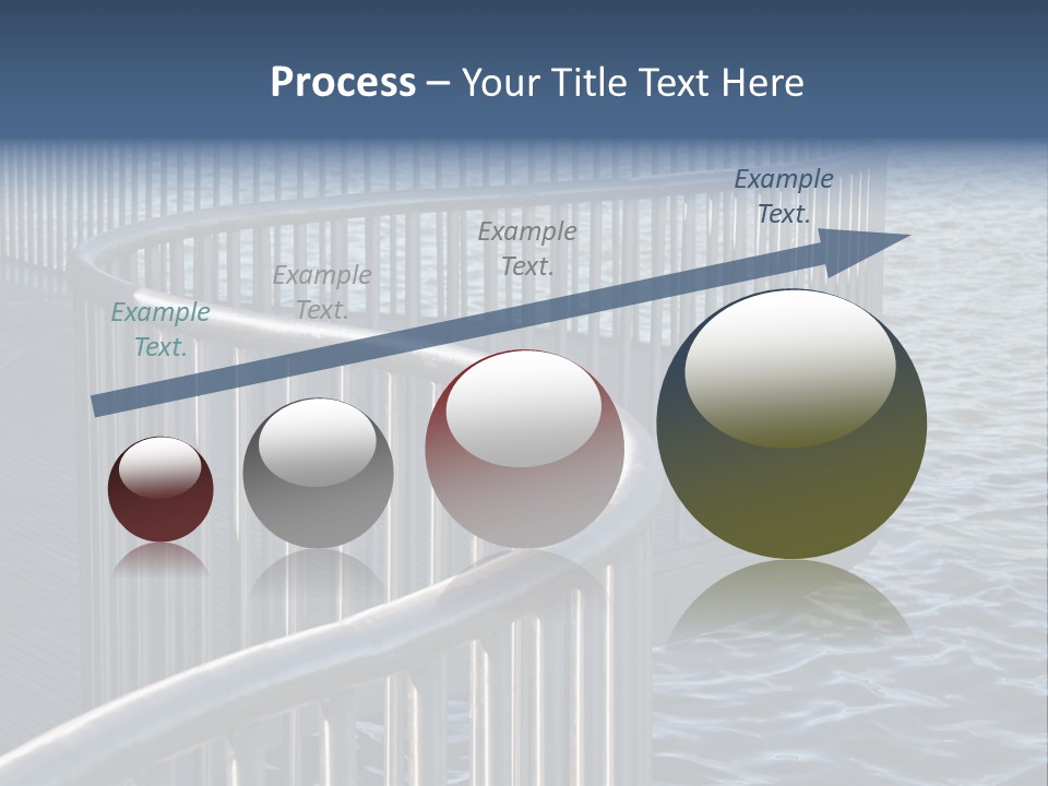 Railing Over The Water PowerPoint Template