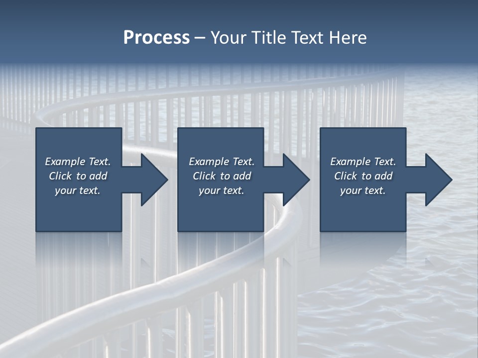 Railing Over The Water PowerPoint Template