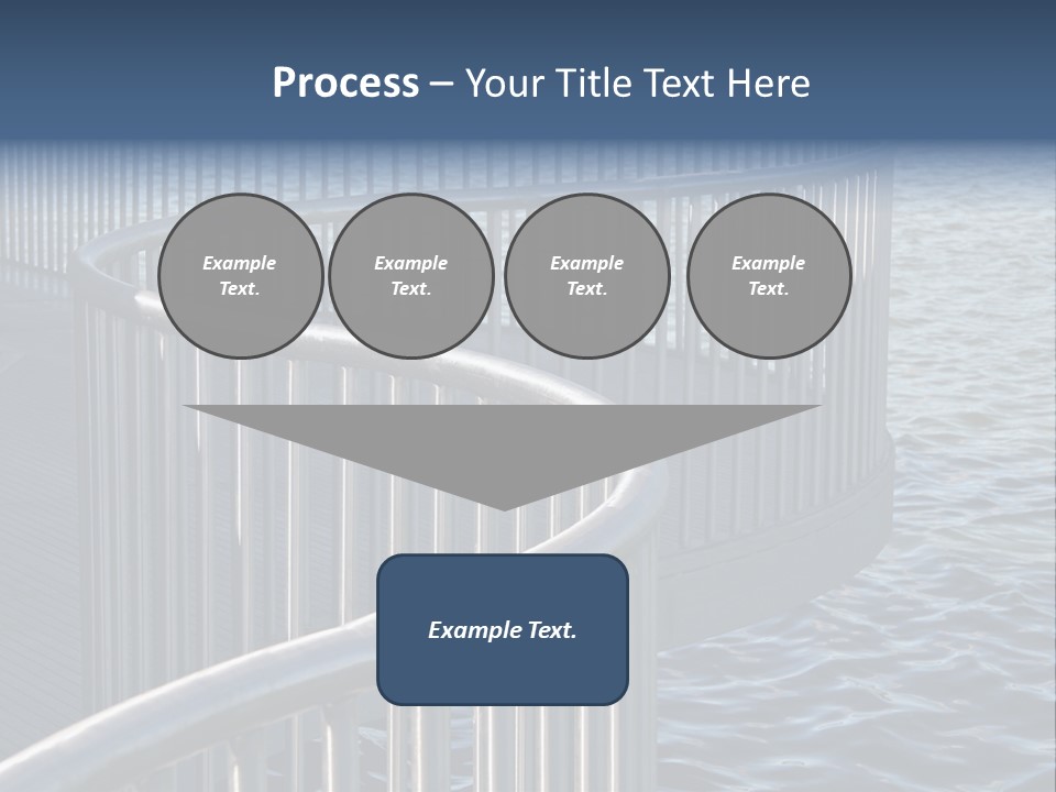 Railing Over The Water PowerPoint Template