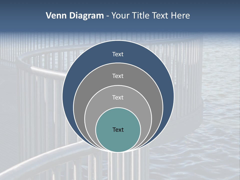 Railing Over The Water PowerPoint Template