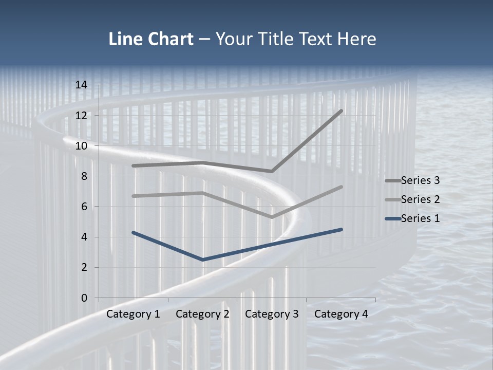 Railing Over The Water PowerPoint Template