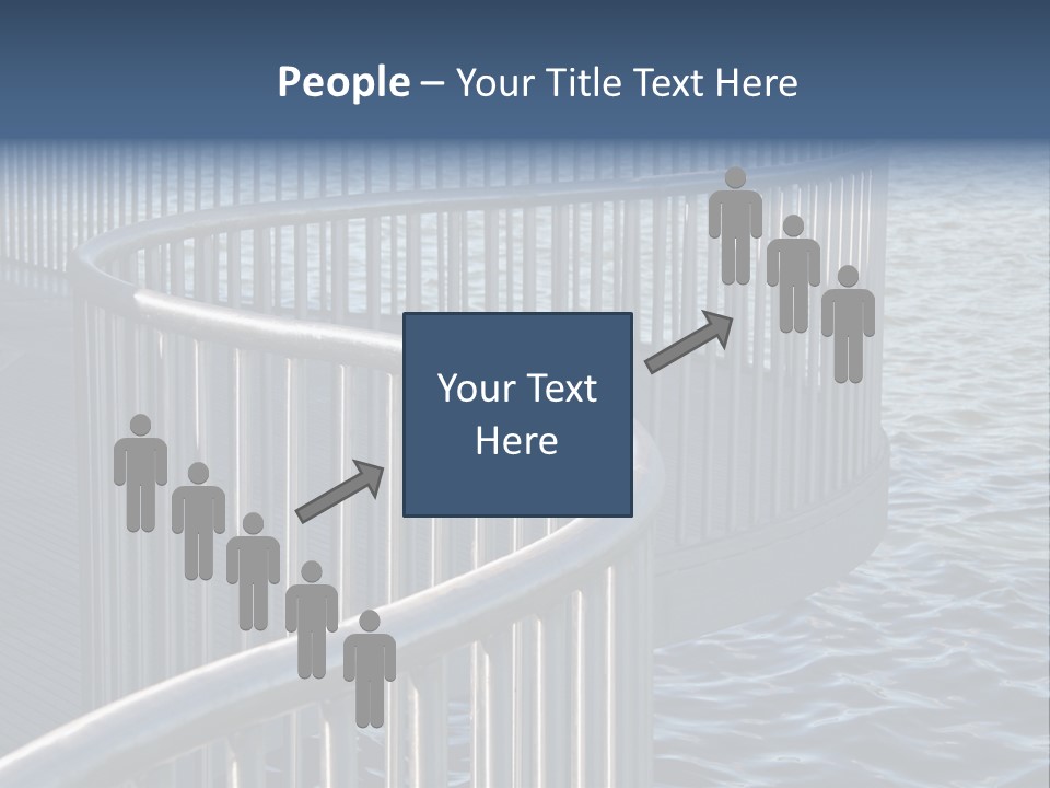 Railing Over The Water PowerPoint Template