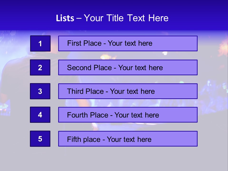 A Dj Performing In Front Of A Crowd Of People PowerPoint Template